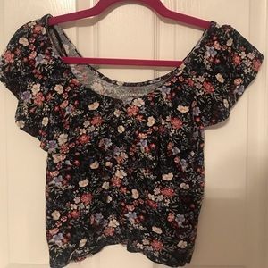 AE wide neck top